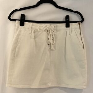 Frame White Denim mini skirt Size 26